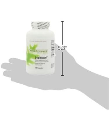 FoodScience of Vermont Green Lipped Sea Mussel Supplement 180 Capsules - Joint Health & Mobility Support - Buy Online on GoSupps.com