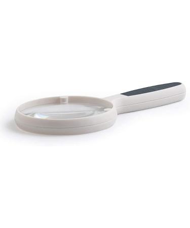Reading a Magnifying Glass with a Magnifying Glass with a 4X Magnifying Glass is a Good The Elderly Magnifier/White Comfortable Anniversary - Buy Online on GoSupps.com