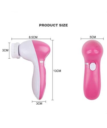 Buy Sassywhite 5 IN 1 Face Cleaning Brush - Cleanses Massages & Exfoliates for All Skin Types | Acne & Blackhead Solution | Ships Internationally - Buy Online on GoSupps.com