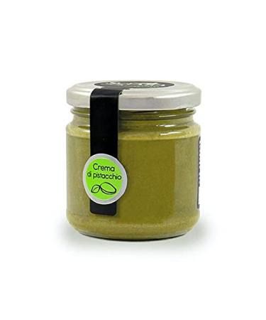 Sciara | Italian Spreadable Pistachio Cream | Premium Quality Pistachio from Bronte | Glass Jar 190g (6.7 oz) (Pack of 1) 6.7 Ounce (Pack of 1)