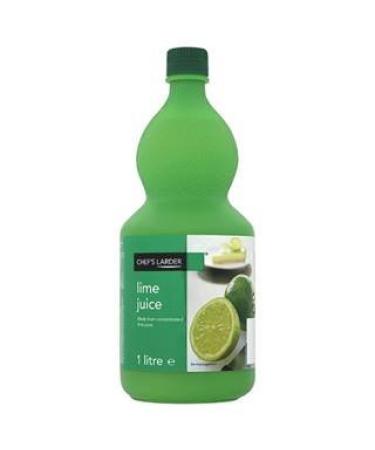 Chefs Larder Chef's Larder Lime Juice 1 Litre Case (Pack of 6)