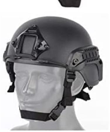 Full Face Tactical Mask with Goggles and ACH Helmet | Airsoft Paintball CS Games - 30*19cm BK - Buy Online on GoSupps.com