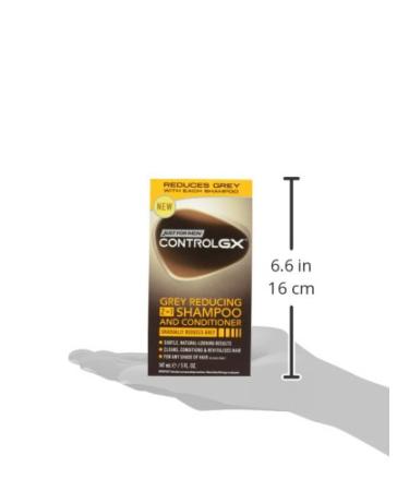Just For Men Control GX 2 in 1 Grey Reducing Shampoo & Conditioner - 5 oz | Best Grey Hair Solution | International Shipping Available - Buy Online on GoSupps.com