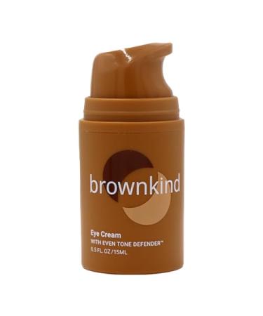 brownkind Eye Cream Reduces Dark Circles & Puffiness Lightweight Formula with Peptides & Amla Dermatologist-Designed for Melanin-Rich Skin 15ml