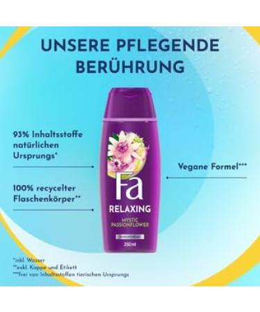 handle Fa Mystic Moments nourishing shower gel with the noble enchanting scent of passion flowers 3 x 250 ml - Buy Online on GoSupps.com