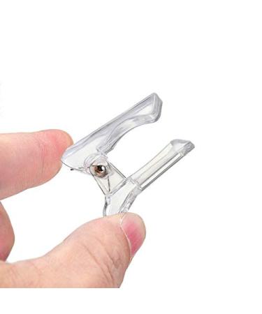 Yicare 10 PCS Crystal Nail Fastening Clips - Transparent Gel Nail Tools for Quick Nail Art Construction - Buy Online on GoSupps.com