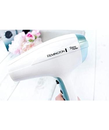 Remington D5216 Hair Dryer - Light & Quiet Shine Therapy 2300W Lightweight 3 Heat & 2 Speed Settings Includes Diffuser & Styling Nozzle - International Shipping Available - Buy Online on GoSupps.com