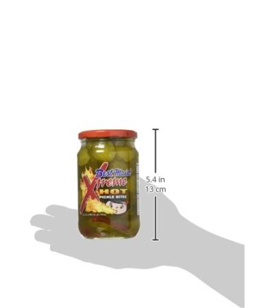 Best Maid Xtreme Hot Pickle Bitez 24oz Jar - Pack of 2 | Spicy Snack Delight - Buy Online on GoSupps.com
