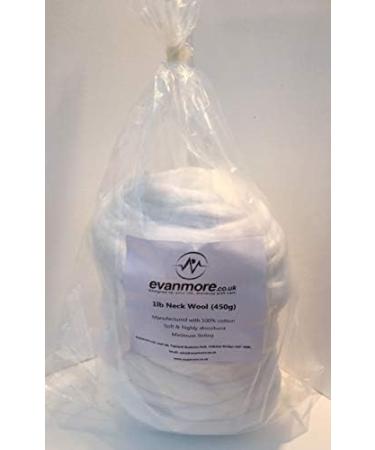 Evanmore Neck Protection Wadding for Hair Dyeing - 100% Cotton Highly Absorbent & Low Lint - 2 Pack (227g) - Buy Online on GoSupps.com