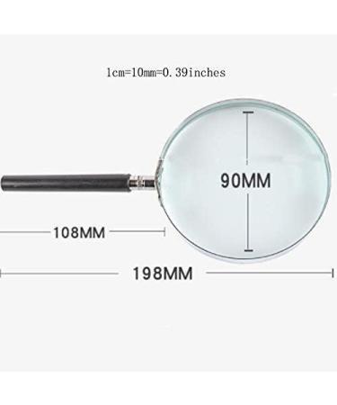Glass Glass - High-Definition Loupe High-Magnification Lens Hand-held Magnifier Non-Lighting Student Old Reading Enlarged Mirror Tool Magnifier for Reading Made in China - Buy Online on GoSupps.com