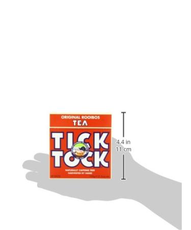 Tick Tock Teas Organic Original Rooibos Tea Bags - 40 Count (Pack of 1) - Buy Online on GoSupps.com