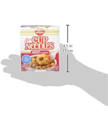 Nissin Cup Noodles Beef 64 Gram Pack of 12 - Buy Online on GoSupps.com