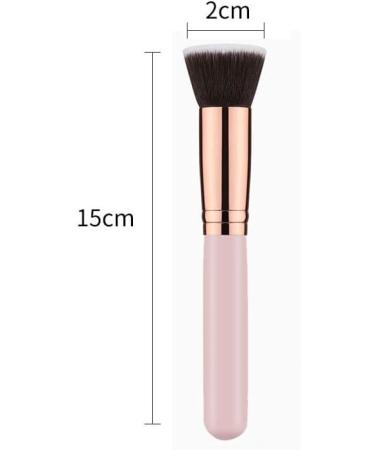 Luxury Champagne Makeup Brushes Flat Top Foundation Brush Large Face Brush Repair brush contour brush for Liquid Cream Powder (Color : Black) - Buy Online on GoSupps.com