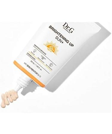Dr.G Brightening Up Sun Plus SPF50+ PA+++ 1.69 fl.oz. (50 ml) - Mineral Based Non-Greasy Tone-up Sebum Control Daily Facial Sunscreen (2020 Upgraded Version) - Buy Online on GoSupps.com