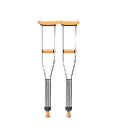 Underarm Crutches Medical Aluminum Crutches No-Slip Walking Crutch Lightweight and Adjustable Suitable for Elderly Health Care Fracture Rehabilitation mediumB Beautiful Scenery Bathing in Sunlight