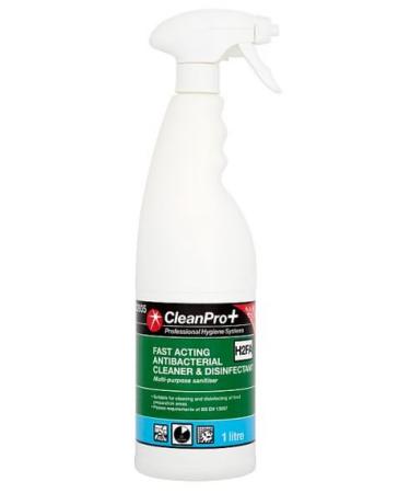 Clean Pro+ Antibacterial Cleaner & Disinfectant Spray 1 Litre - Case of 6 - Buy Online on GoSupps.com
