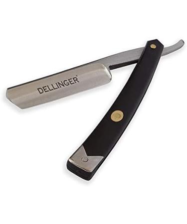 TITAN Access Dellinger 7/8 Razor with Black Plastic Handle & Carbon Steel Blade - Premium Shaving Tool for a Smooth Shave | International Shipping Available - Buy Online on GoSupps.com
