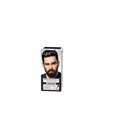 Elea Men Professional Color & Care No ammonia cream paint for men for hair beard and mustache 100ml (Black 1.0)