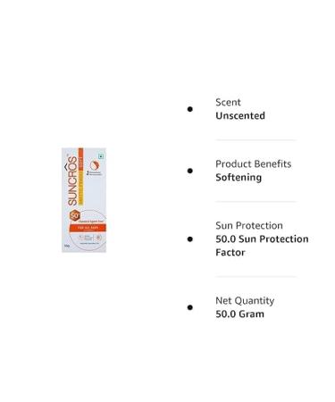 Matte Finish Soft Gel SPF 50+ PA+++ - Lightweight Sunscreen (50 gm) - International Shipping - Buy Online on GoSupps.com