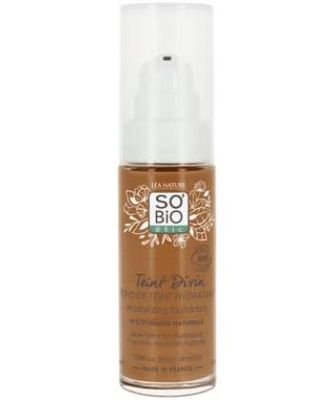 L A NATURE SO BiO tic | Certified Organic Moisturizing Foundation Divine Complexion | Hazelnut | Evens Complexion & Reveals Radiance | Melting Texture Satin Finish | Organic Aloe Vera | Vegan|Made - Buy Online on GoSupps.com