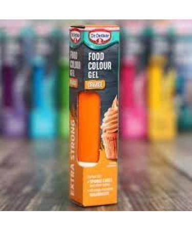 Dr. Oetker Extra Strong Orange Food Colour Gel 15G | Orange Gel Food Colour | You can also use these food colour gels to create sugarpastes | Premium product - Buy Online on GoSupps.com