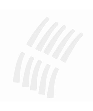 Transparent Plastic Elbow Tweezers Protective Cover Anti Dust Non Slip Eyelashes Grafting Tool