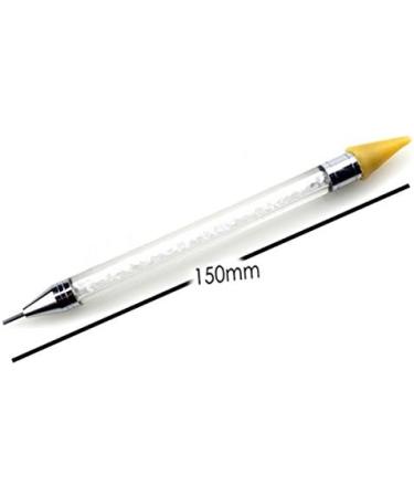 OFKPO Wax Rhinestone Picker Dual-Ended Rhinestone Picker Dotting Pen with Box Wax Tip Pencil for Nail Rhinestones Beads Gems Crystal Jewel - Buy Online on GoSupps.com
