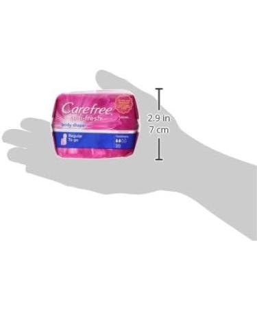 Carefree Body STape Regular Unscented 20 Count - Pack of 6 - Buy Online on GoSupps.com