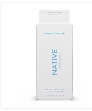 Native body wash powder & cotton