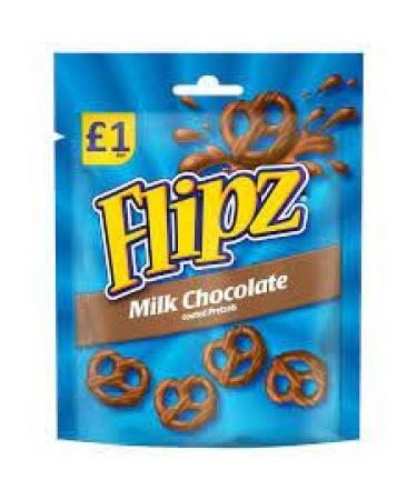 Flips Coated Pretzels Milk Chocolate 12x80g