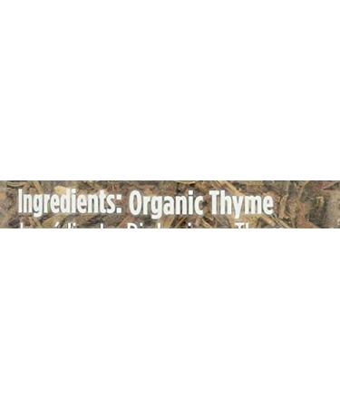 Spicely Organic Thyme 0.60 oz - Certified Gluten Free Herb Seasoning - Buy Online on GoSupps.com