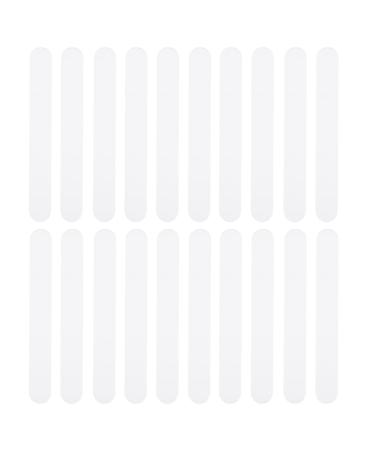 PopetPop Tongue cleaner 25PCs plastic tongue scrap lip lip cheek retractors tongue prints spatula for dentist tooth instrument healthy oral care help mouth scrap white