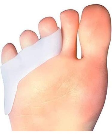 Jinlanshop 4-Piece Silicone Toe Spreader & Separator - Universal Size White Protector for Small Toes | Prevent Overlapping - Buy Online on GoSupps.com