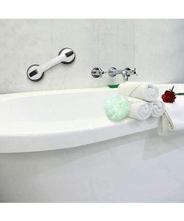 2 Pack Suction Grab Bar -12 Shower Handle & Bathroom Balance Bar wit - Grip Bath for Bathroom - Safety Hand Rail Support - Handicap Elderly Senior Assist Bath Handle 4" Cup - Buy Online on GoSupps.com