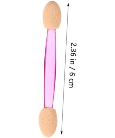 SOESFOUFU 50pcs Double Ended Eyeshadow Brush Eyeshadow Sponge Stick Eye Shadow Brush Makeup Pink Plastic - Buy Online on GoSupps.com