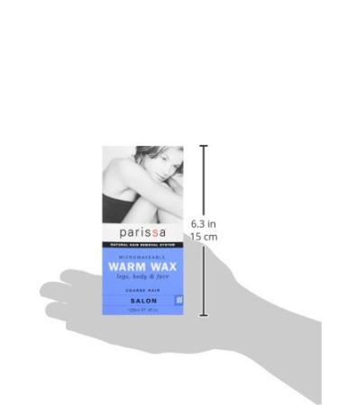 Parissa Natural Hair Remover Wax - Microwaveable 4 Fl Oz | Effective & Easy - Buy Online on GoSupps.com