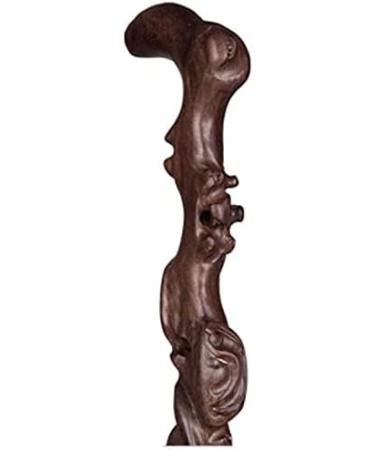 Wooden Walking Stick Solid Cane Walking Sticks Wooden Ebony Crutches Anti-Slip Old Man Walking Rod Crafts Birthday Present for Elderly Folding crutcheswooden Independence - Buy Online on GoSupps.com