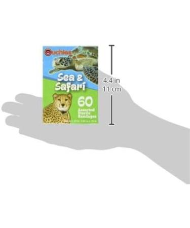 Ouchies Sea & Safari Sterile Bandages 60 Count - Assorted Designs - Buy Online on GoSupps.com