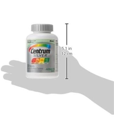 Centrum Silver Adult Multivitamin / Multimineral Supplement Tablet Vitamin D3 Age 50+ (220 Count) - Buy Online on GoSupps.com