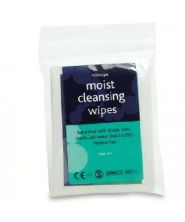 Reliwipe Moist Saline Cleansing Wipes Sterile (Pack of 10) (RL740)