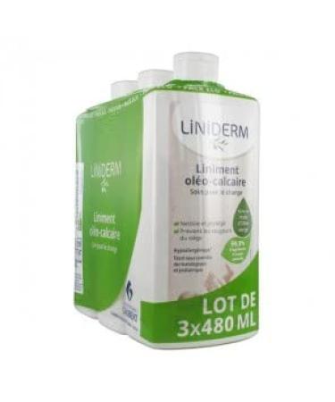 Gilbert Liniderm Oil-Limestone Liniment 3 x 480 ml - Buy Online on GoSupps.com
