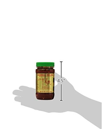Huy Fong Sambal Oelek Chili Paste 8 oz - Authentic Spicy Chili Paste - 1 Pack 8 Ounce - Buy Online on GoSupps.com