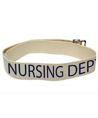 80755 Department Labeled Gait Belt Nursing Dept 2" Width 60" Length 8 Natural