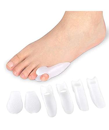 Corrector juanete sastre toe spreader small toe toe extensor silicone pinky toe separator hallux valgus toe spreader silicone small toe protection for overlapping toes toe cheek - Buy Online on GoSupps.com