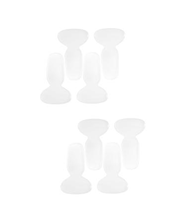 FOMIYES 4 Pairs Follow up Thickened Heel Pads High Heels for Women Underwear Sweat Pad Heel Grips for Boots Clear Heels for Women Back Heel Pads Shoe Gel Women's Cushion Foot