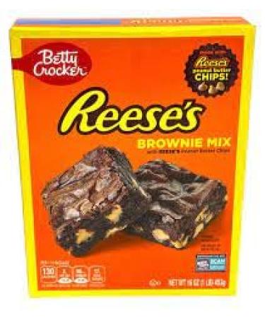 Betty Crocker Reese's Peanut Butter Brownie Mix 453g Pack Of 2