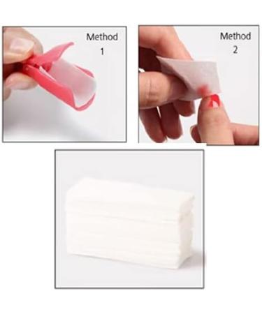 360 Nail Wipes - White High Quality Cosmetic Cotton Nail Polish Remover Manicure Pedicure Tools Cosmetic Pads - Buy Online on GoSupps.com