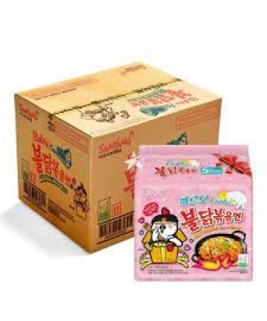 Samyang Hot Carbonara Ramen - 140g x 40 | Creamy Italian Carbonara | Harmonious Flavor Contrast | Perfect for Quick Meals | Unique Fusion