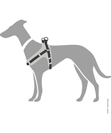 HUNTER Neoprene Vario Quick Harness - Black/Grey XS-S | Durable Reflective Dog Harness for Comfortable International Shipping - Buy Online on GoSupps.com