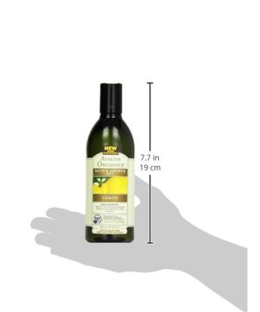 Avalon Organic Botanicals Lemon Bath & Shower Gel 12 oz - Refreshing Natural Cleanser for All Skin Types - Shop Internationally - Buy Online on GoSupps.com